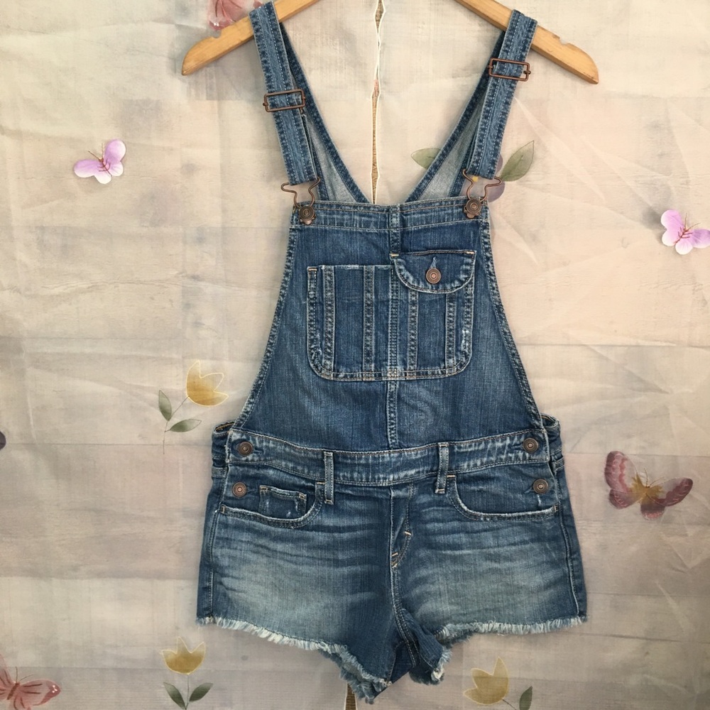 Abercrobie & Fitch Denim Overalls